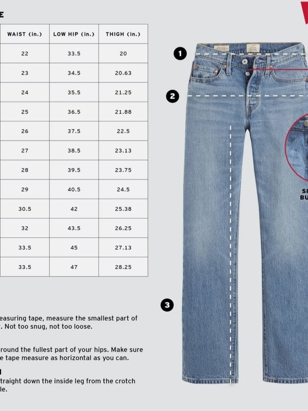 Levi's Women's 501 Curve Straight Leg Stretch Jeans - Mild Salsa - 27 X 30 - NEW - Picture 12 of 12